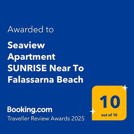 Seaview Apartment Sunrise Near To Falassarna Beach Kolimvárion Ngoại thất bức ảnh